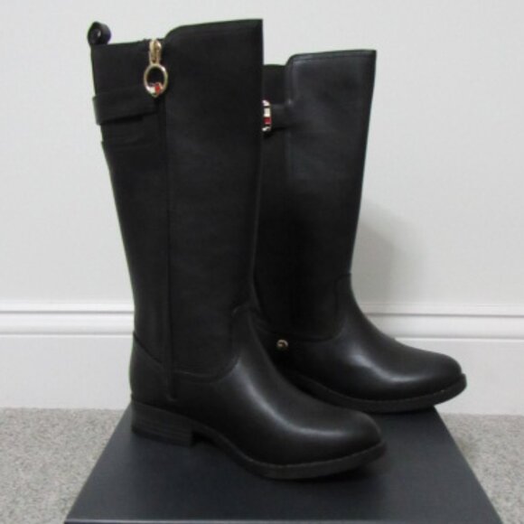 Toddler Girls Tommy Hilfiger Vallary Tall Boots NIB 12 - Picture 1 of 4